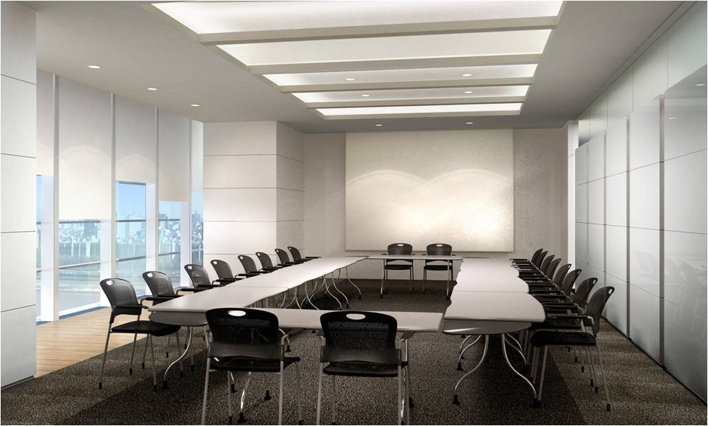 thiết kế phòng họp công ty có diện tích lớn