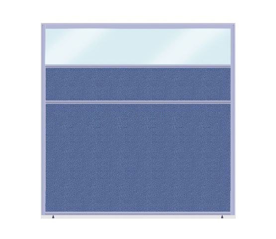 Vách ngăn T8 nỉ - nỉ - kính NNK60