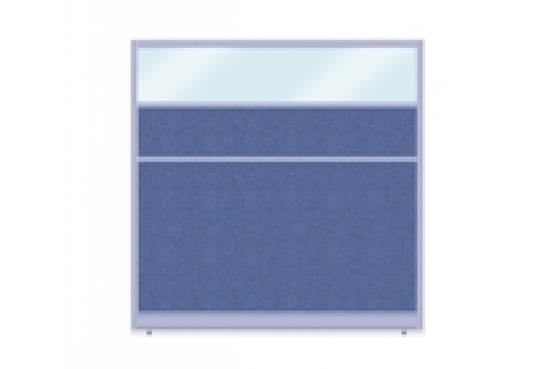 Vách ngăn T8 nỉ - nỉ - kính NNk60KT