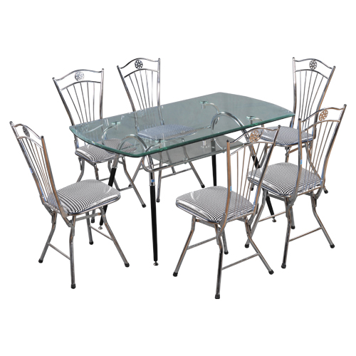 Bộ bàn ghế ăn gia đình hình chữ nhật G27,B48