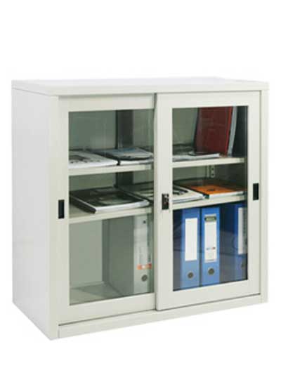 Tủ sắt cánh kính trượt TL01 Tủ sắt cánh kính trượt TL01