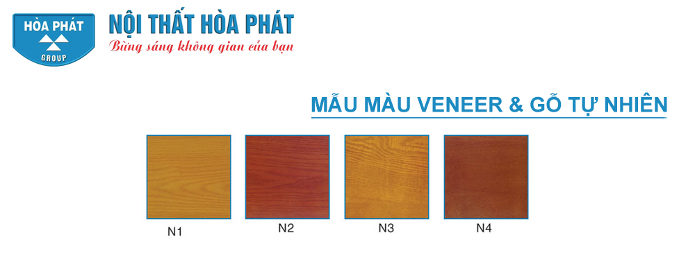 Màu gỗ Veneer Hòa Phát