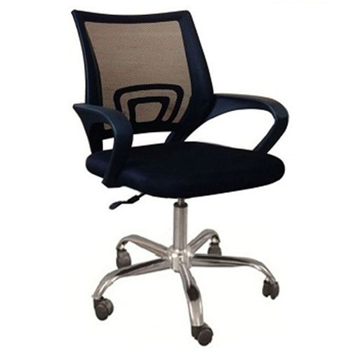 Ghế xoay lưới Hòa Phát cao cấp GL113 đẹp giá rẻ - chân mạ