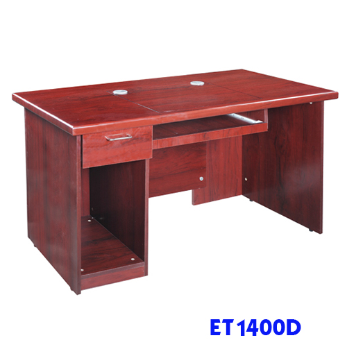 Bàn trưởng phòng Hòa Phát ET1400D có khay bàn phím + hộc CPU
