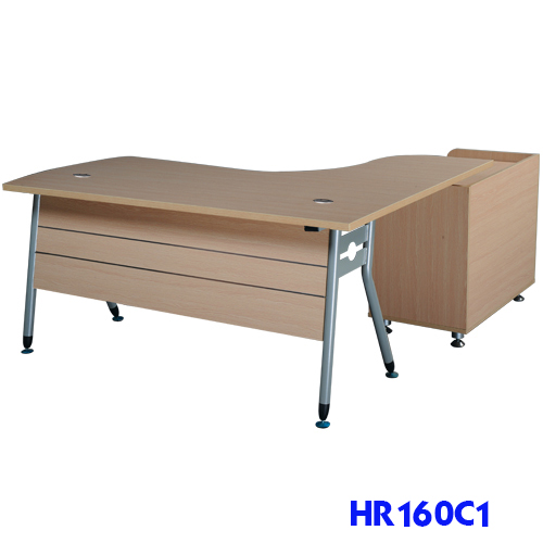 Bàn lãnh đạo Royal Hòa Phát HR160C1 chân chữ A mặt lượn