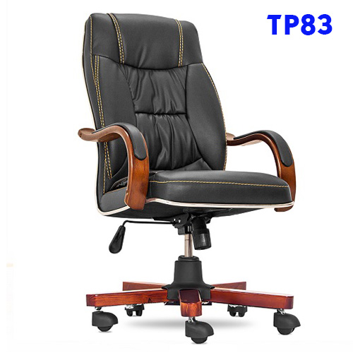 Ghế xoay da lãnh đạo TP83 chất liệu da công nghiệp bền đẹp
