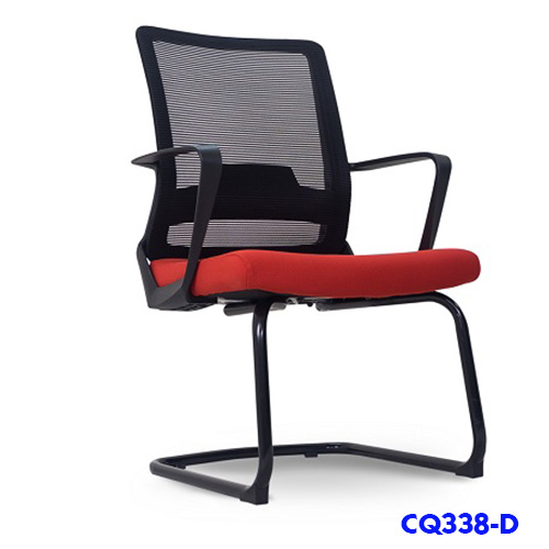 Ghế chân quỳ tựa lưới CQ338-D màu Đỏ Đen đẹp giá rẻ