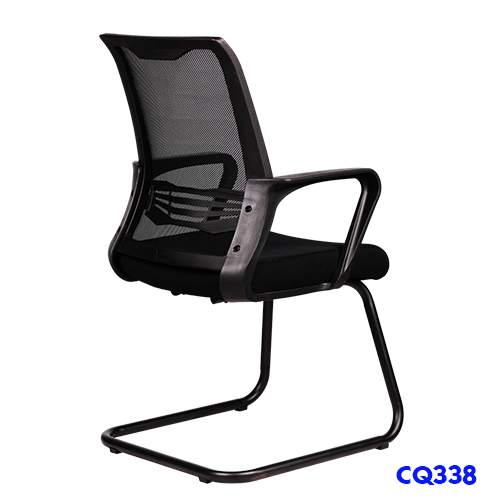 Ghế chân quỳ tựa lưới CQ338 màu đen đẹp sang trọng giá rẻ - ảnh 3