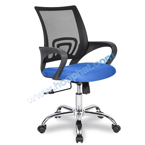 Ghế xoay lưới Hòa Phát cao cấp GL113 đẹp giá rẻ - màu xanh