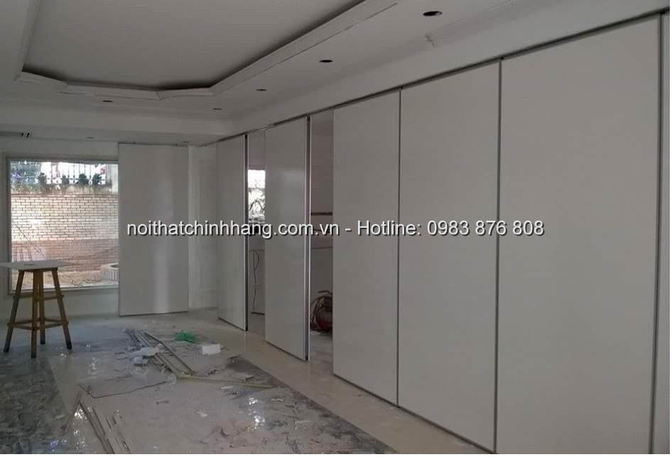 Vách ngăn di động gỗ Melamine VND-HG101 cao cấp chia phòng hiện đại