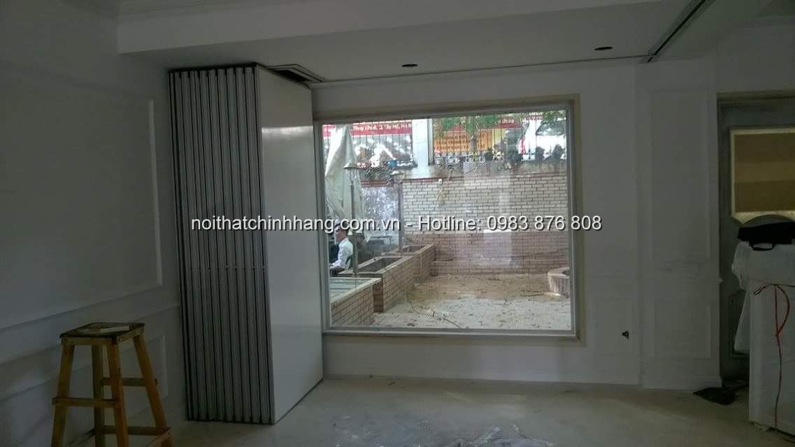 Vách ngăn di động gỗ Melamine VND-HG101 cao cấp chia phòng hiện đại