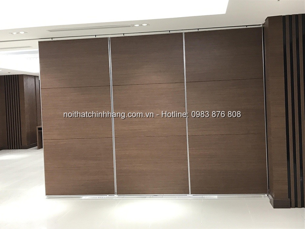 Thi công vách ngăn di động gỗ Melamine VND-HG208