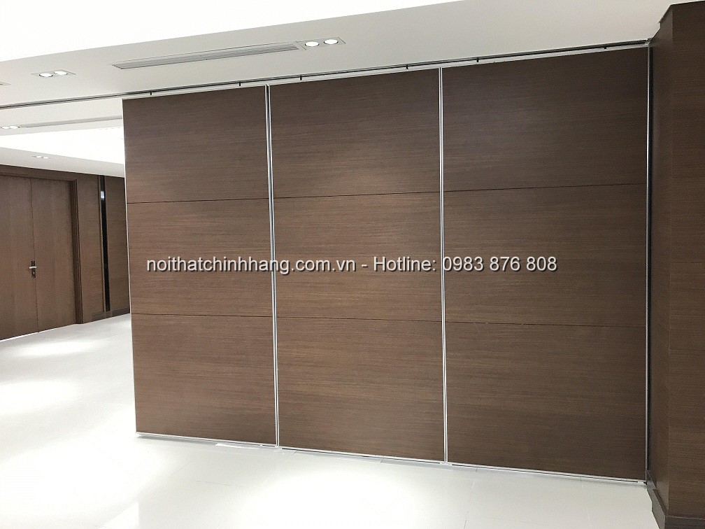 Thi công vách ngăn di động gỗ Melamine VND-HG208