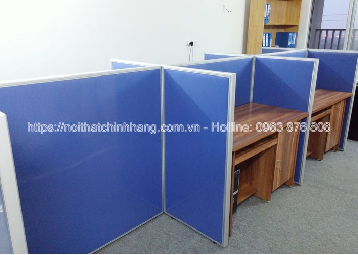 Vách ngăn nỉ và những ưu điểm của vách nỉ bàn làm việc văn phòng Vách ngăn nỉ và những ưu điểm của vách nỉ bàn làm việc văn phòng
