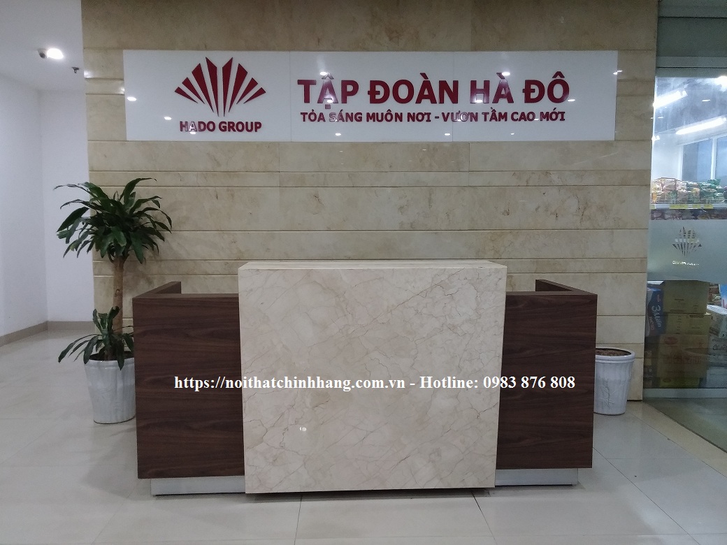 Quầy lễ tân Hoàng Gia QLT-HG02