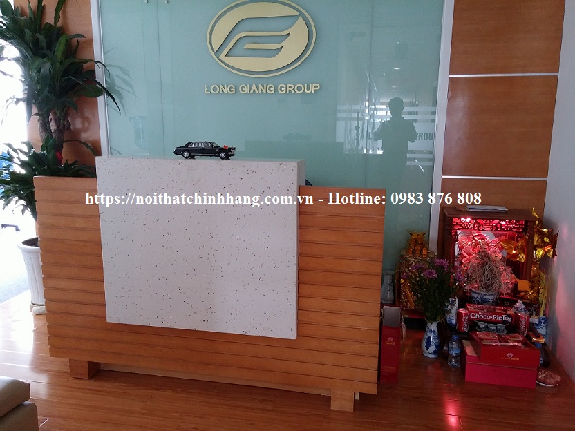 Quầy lễ tân Hoàng Gia QLT-HG03