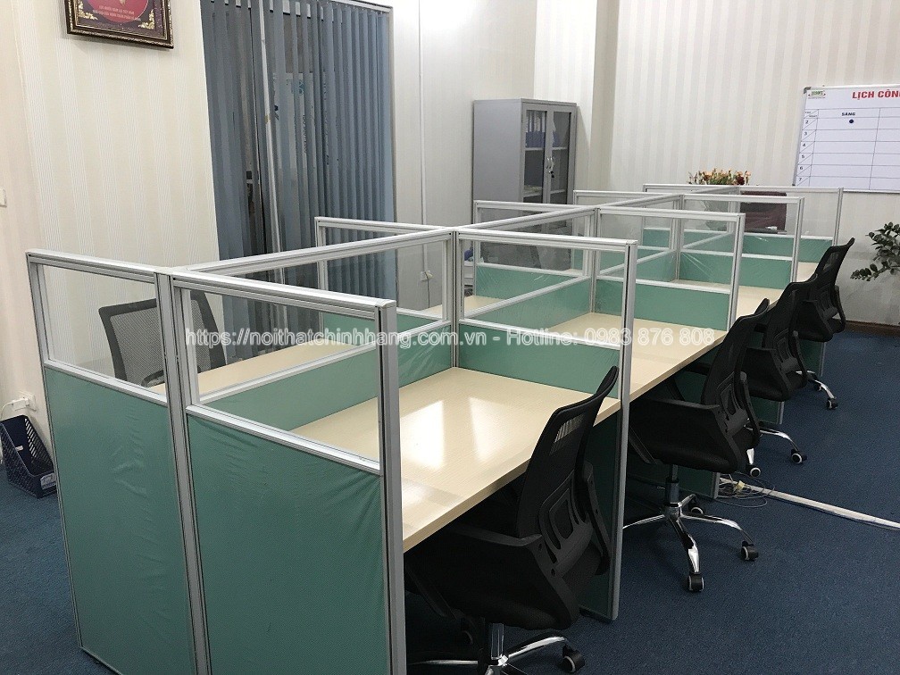 80% văn phòng làm việc sử dụng vách ngăn bàn - 2